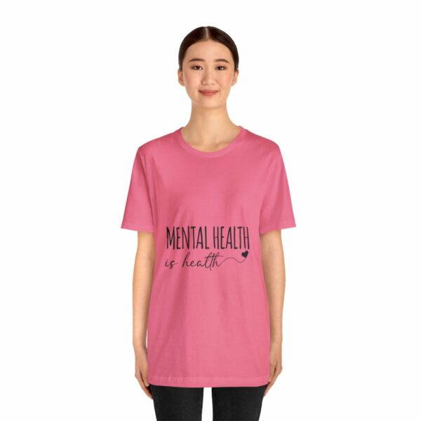 Mental Health Matters -Unisex Jersey Short Sleeve Tee - Image 3