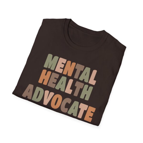 Mental Health Advocate Unisex Softstyle T-Shirt - Image 5