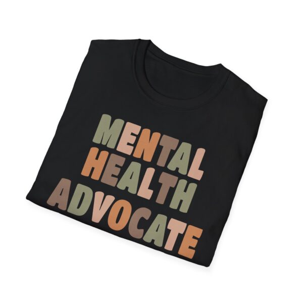 Mental Health Advocate Unisex Softstyle T-Shirt - Image 21