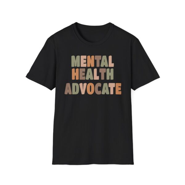 Mental Health Advocate Unisex Softstyle T-Shirt - Image 18