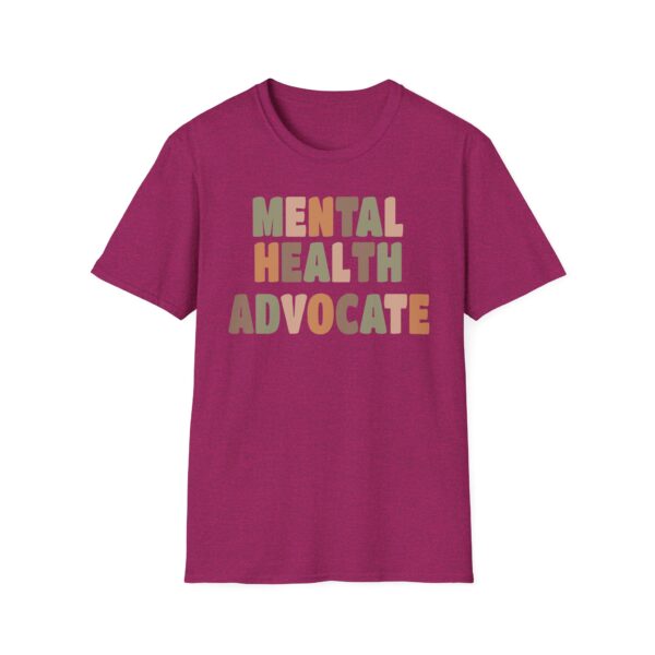 Mental Health Advocate Unisex Softstyle T-Shirt - Image 34