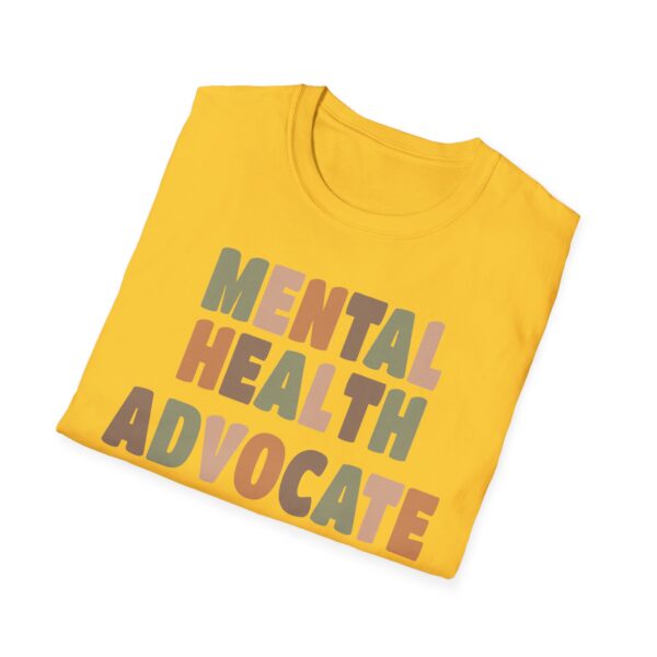 Mental Health Advocate Unisex Softstyle T-Shirt - Image 29