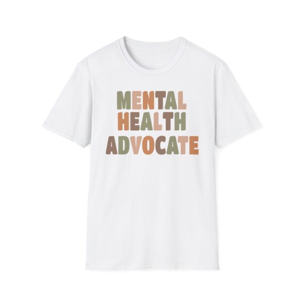 Mental Health Advocate Unisex Softstyle T-Shirt - Image 14