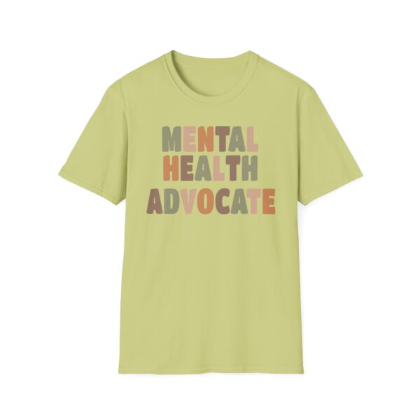 Mental Health Advocate Unisex Softstyle T-Shirt - Image 22