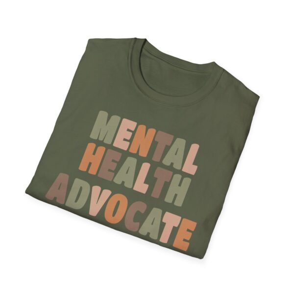 Mental Health Advocate Unisex Softstyle T-Shirt - Image 33