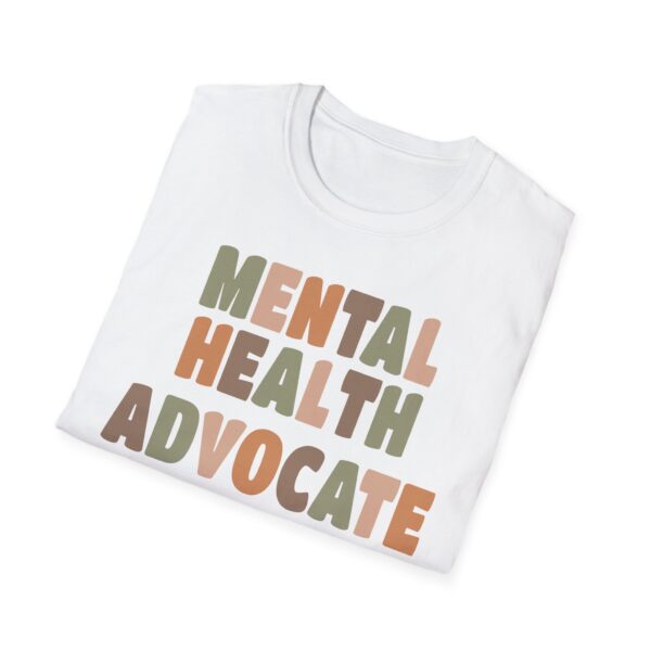 Mental Health Advocate Unisex Softstyle T-Shirt - Image 17