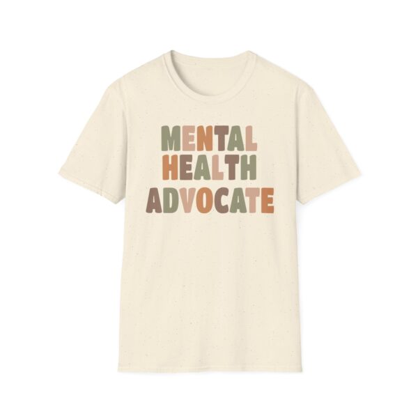 Mental Health Advocate Unisex Softstyle T-Shirt - Image 6