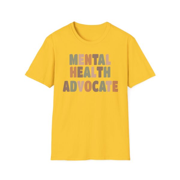 Mental Health Advocate Unisex Softstyle T-Shirt - Image 26