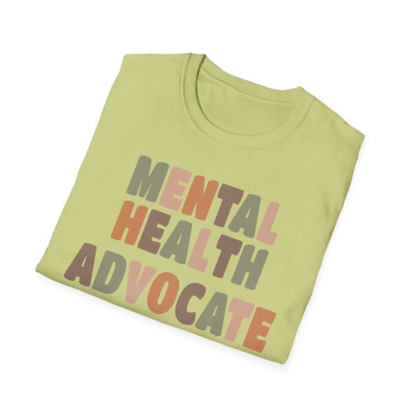 Mental Health Advocate Unisex Softstyle T-Shirt - Image 25