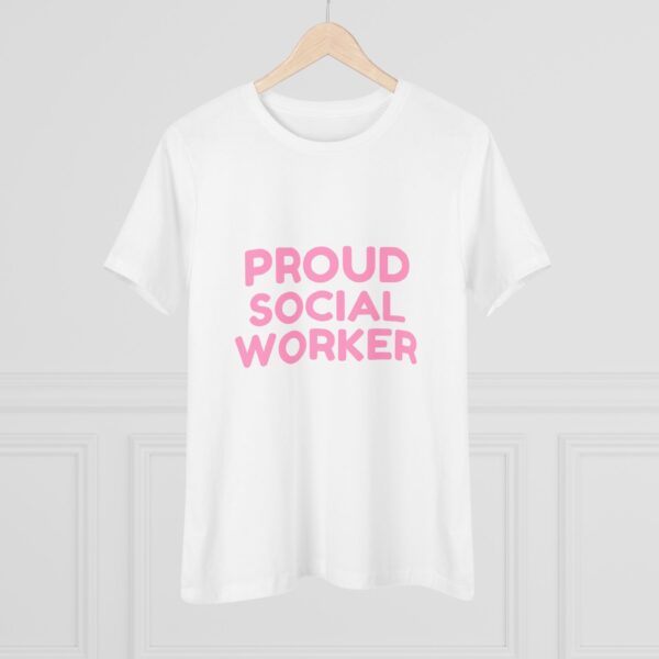 Proud Social Worker Women's Cotton Tee - Image 4
