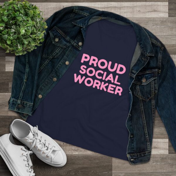 Proud Social Worker Women's Cotton Tee - Image 14