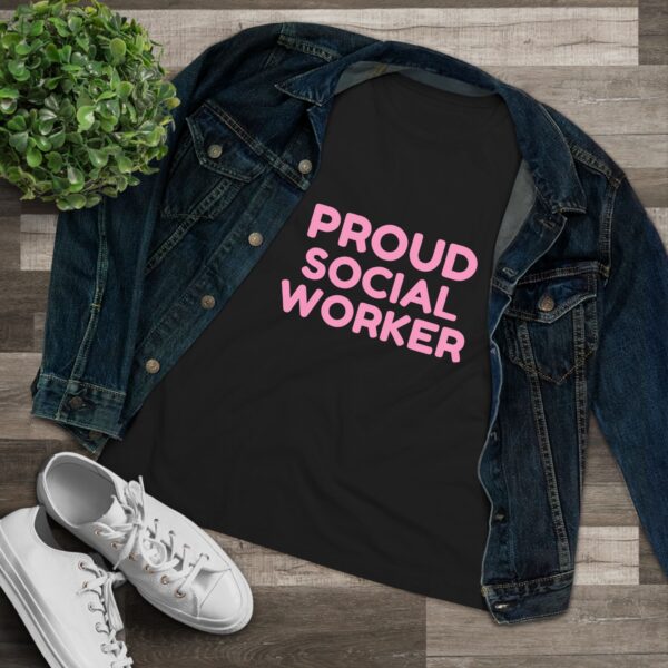 Proud Social Worker Women's Cotton Tee - Image 7