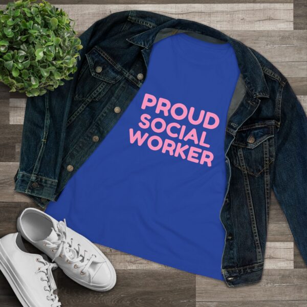 Proud Social Worker Women's Cotton Tee - Image 10