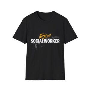 Rich Social Worker-Unisex Softstyle T-Shirt