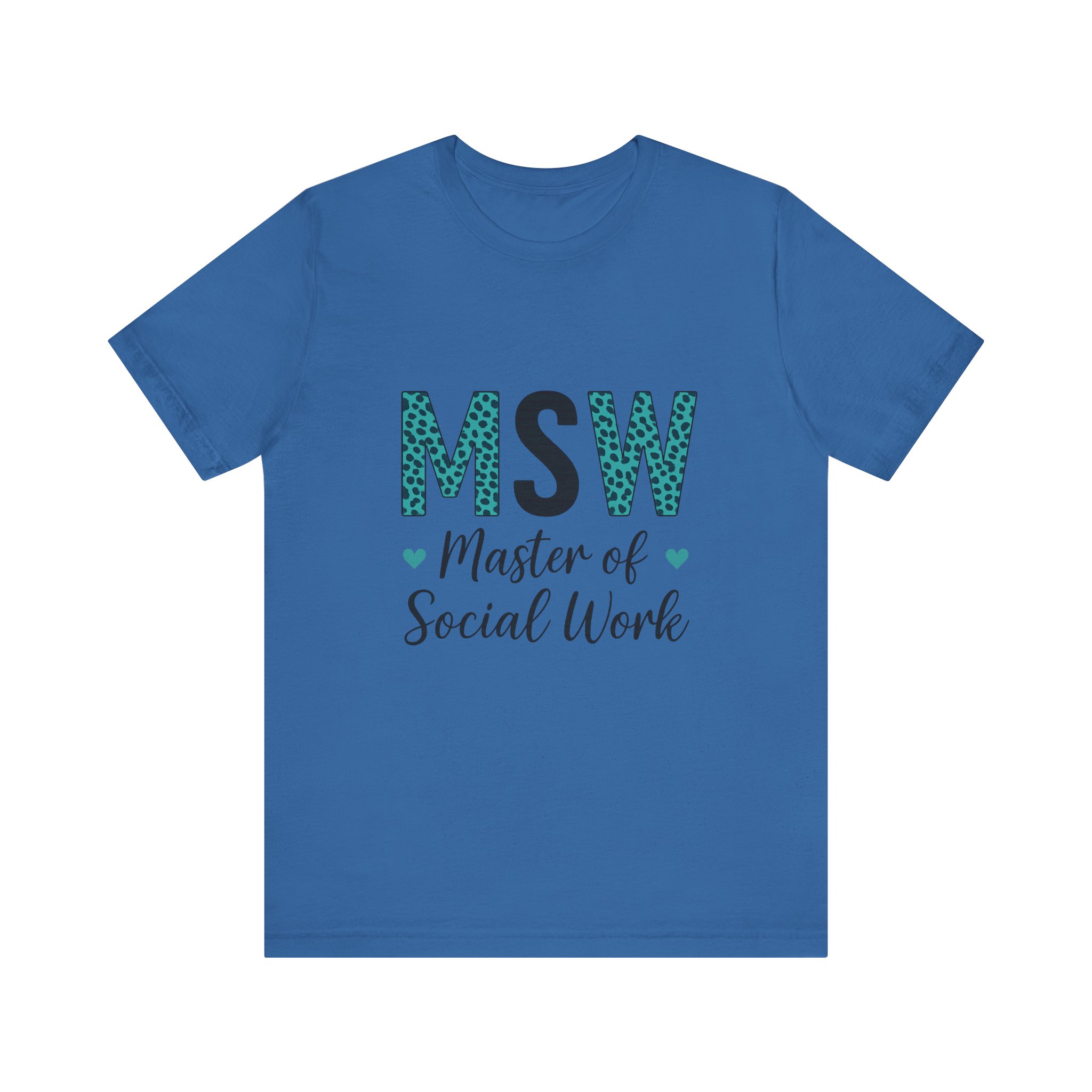 MSW Master of Social Work Shirt | Social Worker Graduation Gift | Leopard Print MSW Tee for Therapists & Social Work Students - Image 21
