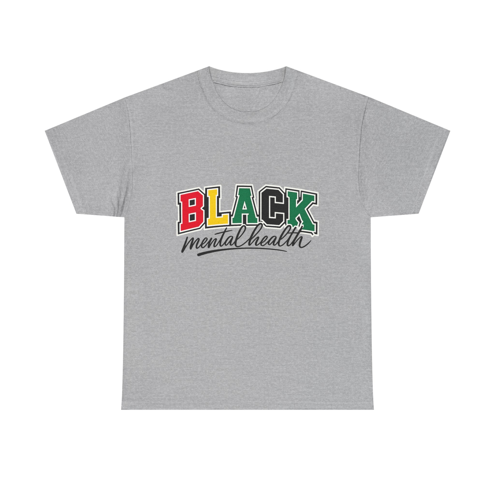 T-Shirt — "BLACK Mental Health" Graphic Tee (Pan-African Colors) - Image 5