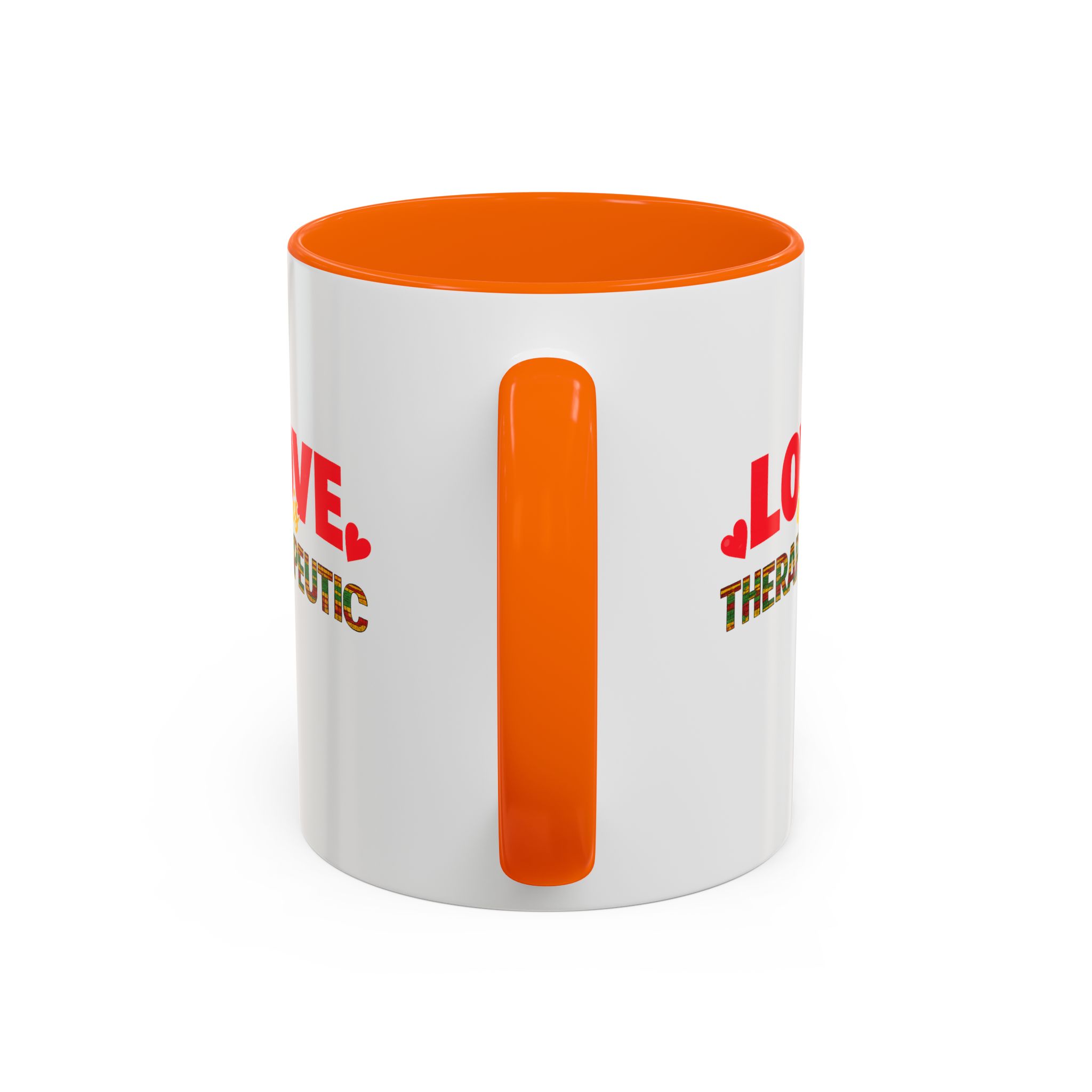 Love Is Therapeutic Accent Coffee Mug | Black Love Collection | Black History Month & Valentine’s Day Mug - Image 24