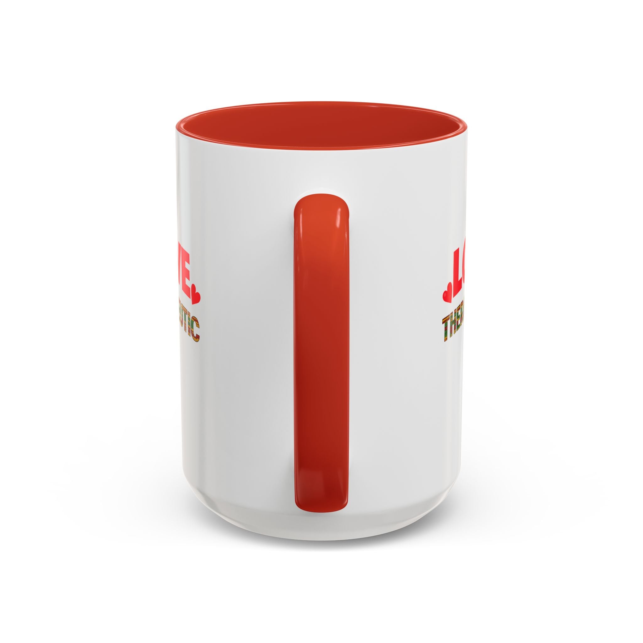 Love Is Therapeutic Accent Coffee Mug | Black Love Collection | Black History Month & Valentine’s Day Mug - Image 20