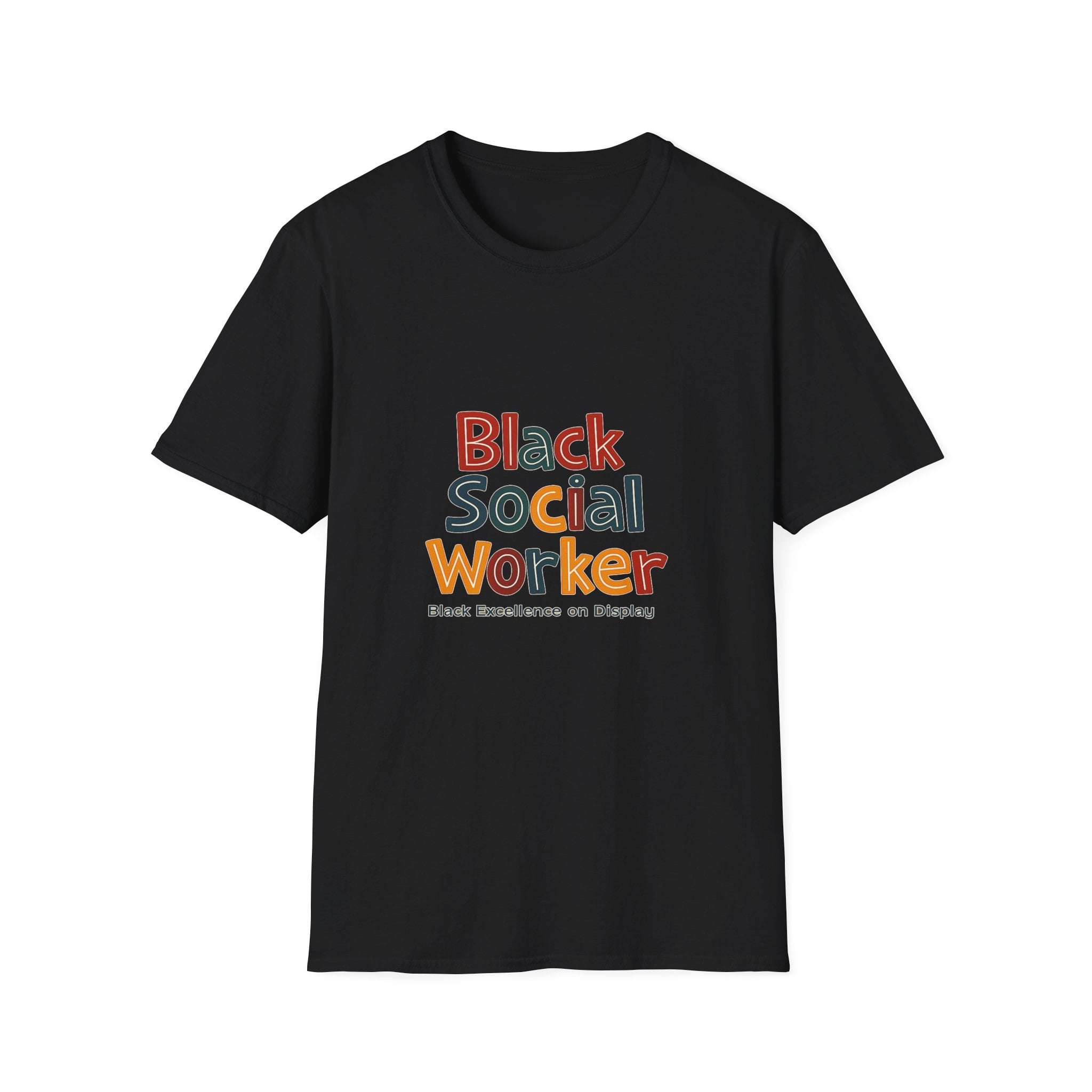 Black Social Worker – Black Excellence on Display Unisex Shirt - Image 5