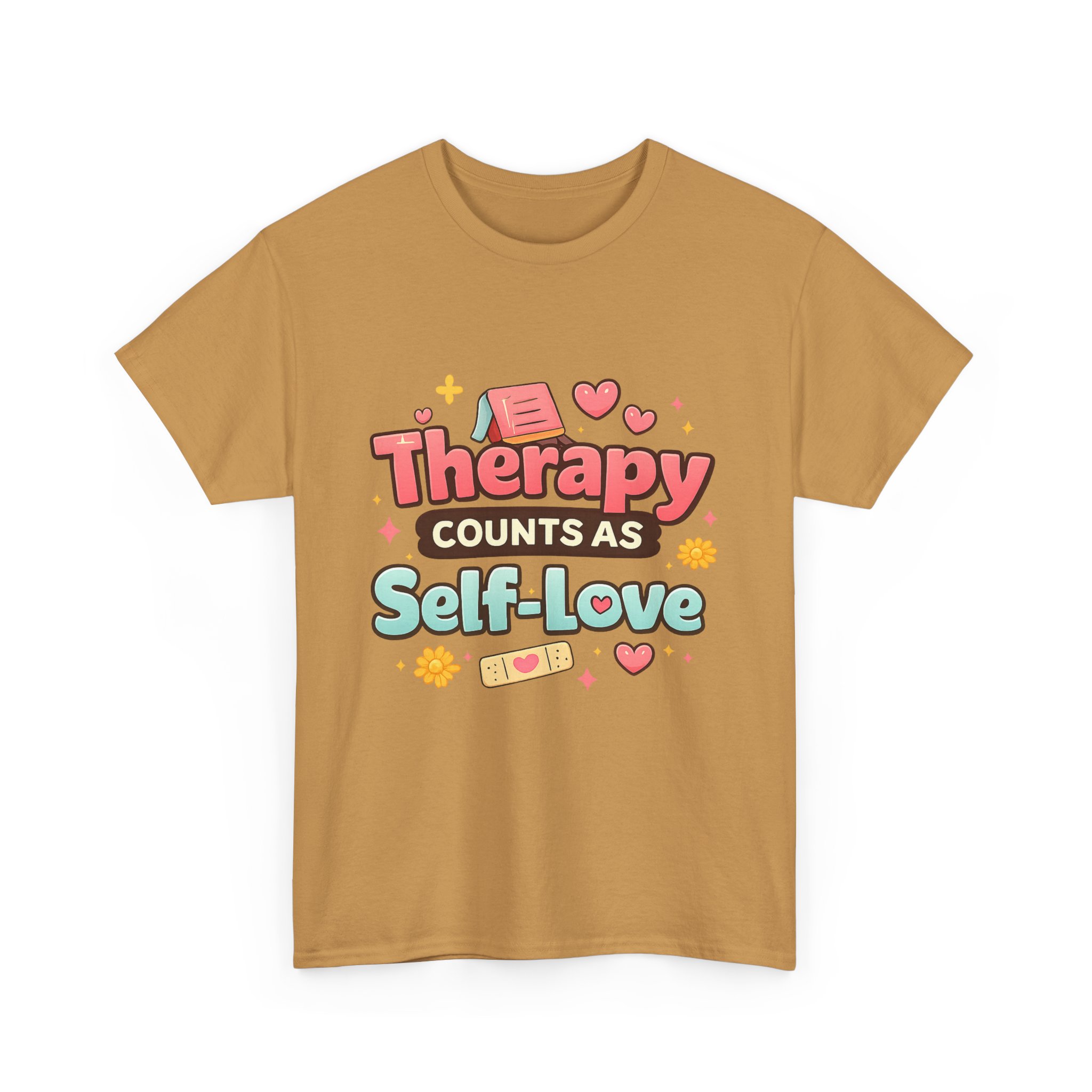 Therapy Counts As Self-Love Tee — Mental Health Awareness Graphic T-Shirt - Image 11
