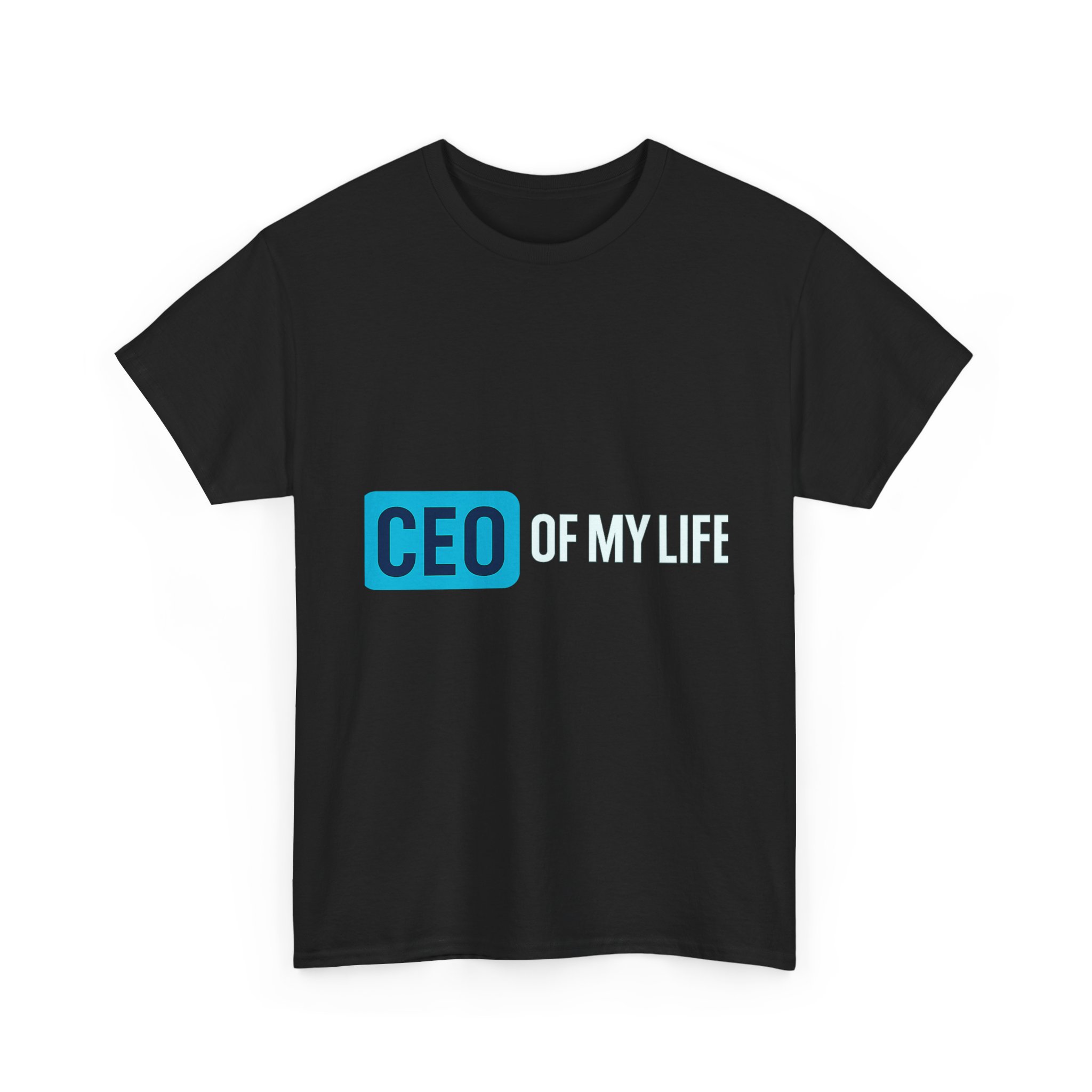 CEO of My Life Shirt – Empowerment Tee | Solid White Text | Motivational Entrepreneur Shirt - Image 3