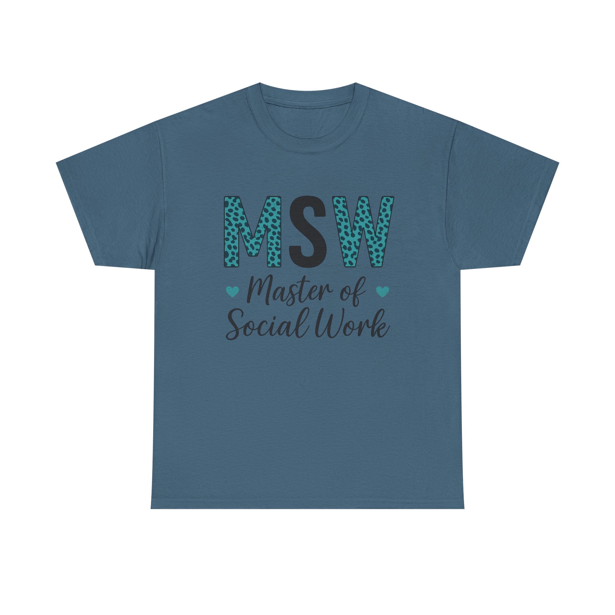 MSW Master of Social Work T-Shirt — Graduate Social Worker Tee - Image 13