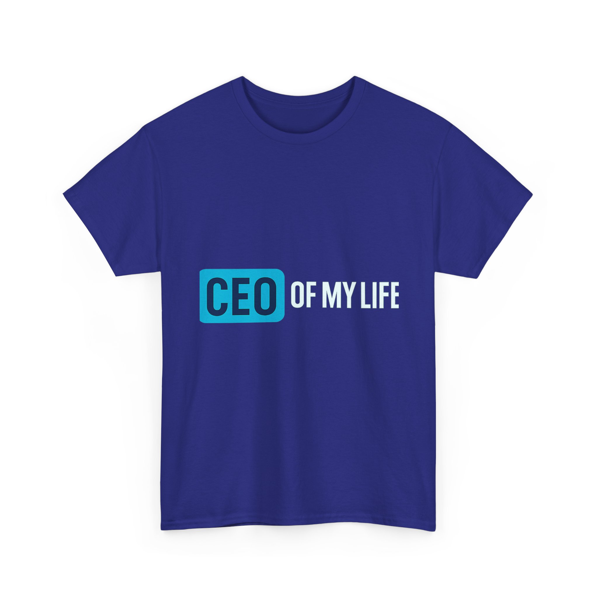 CEO of My Life Shirt – Empowerment Tee | Solid White Text | Motivational Entrepreneur Shirt - Image 19