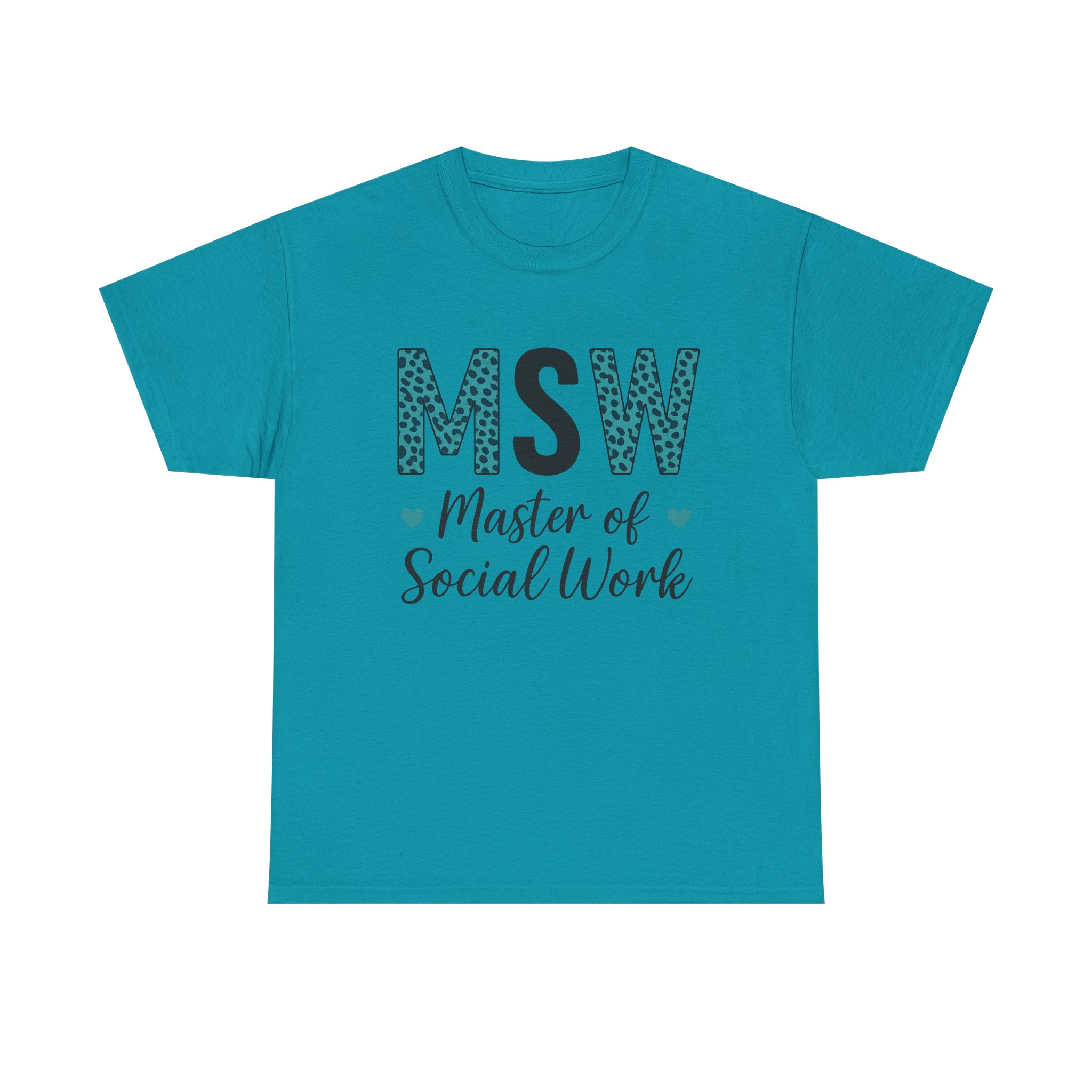 MSW Master of Social Work T-Shirt — Graduate Social Worker Tee - Image 9